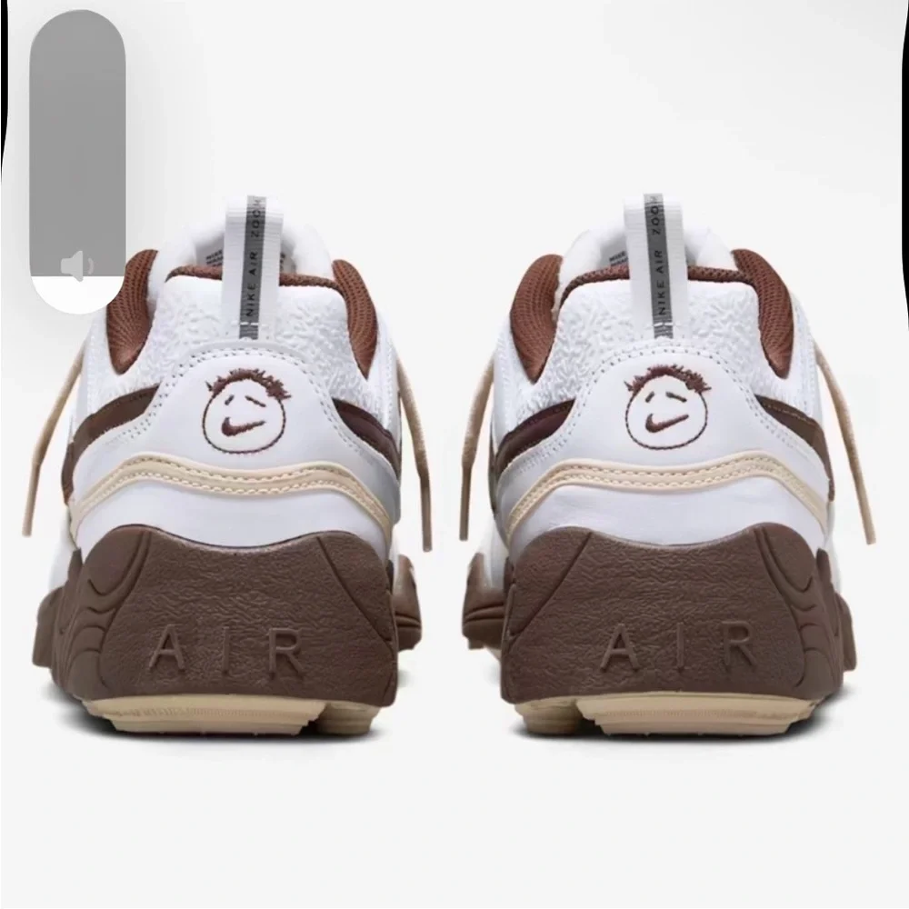 Cactus Jack by Travis Scott White and Brown Sneakers - Picture 2 of 12
